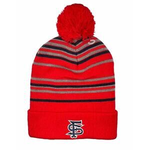 New Fresno State Bulldogs Pom Winter Hat Stocking‎ Cap Adult One Size Fits All